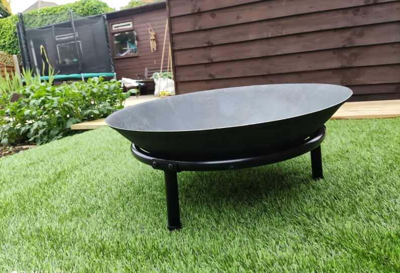 Extra Large Fire Pit Cast Iron Garden Fire Pit Fire Bowl / UK Etsy UK
