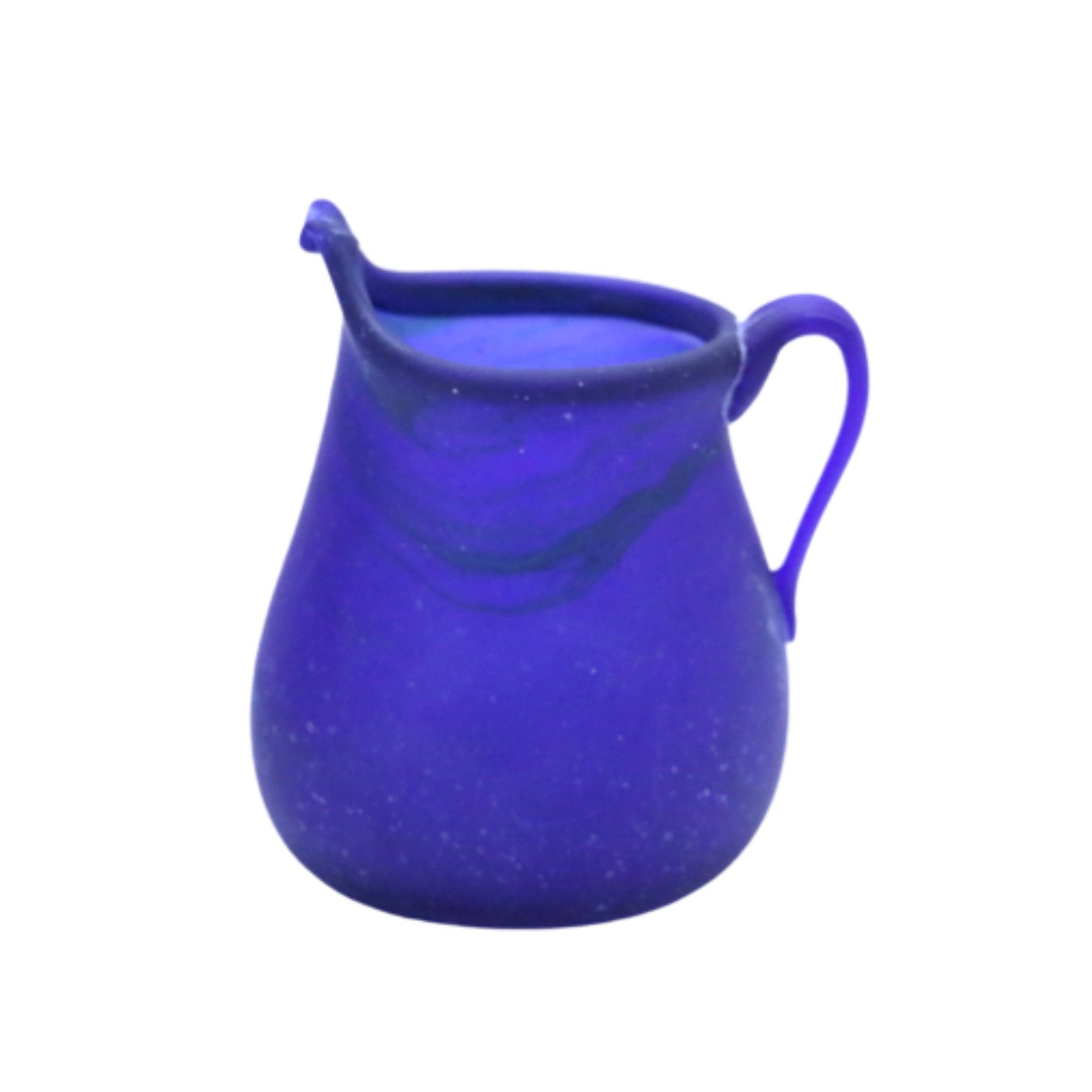 Blue Glass Pitcher Long Jaw Hebron Glass Hand Blown Phoenician Etsy