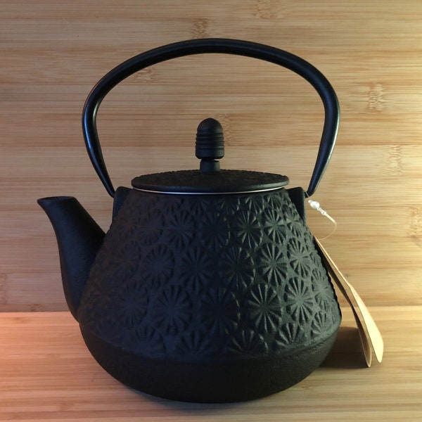 Cast Iron- Black Tea Pot- 28oz- New