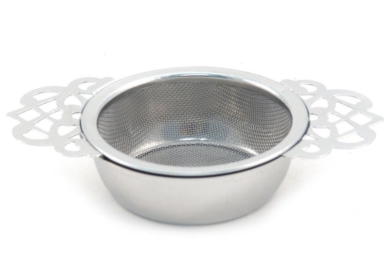 English Tea Strainer With Drip Bowl Etsy