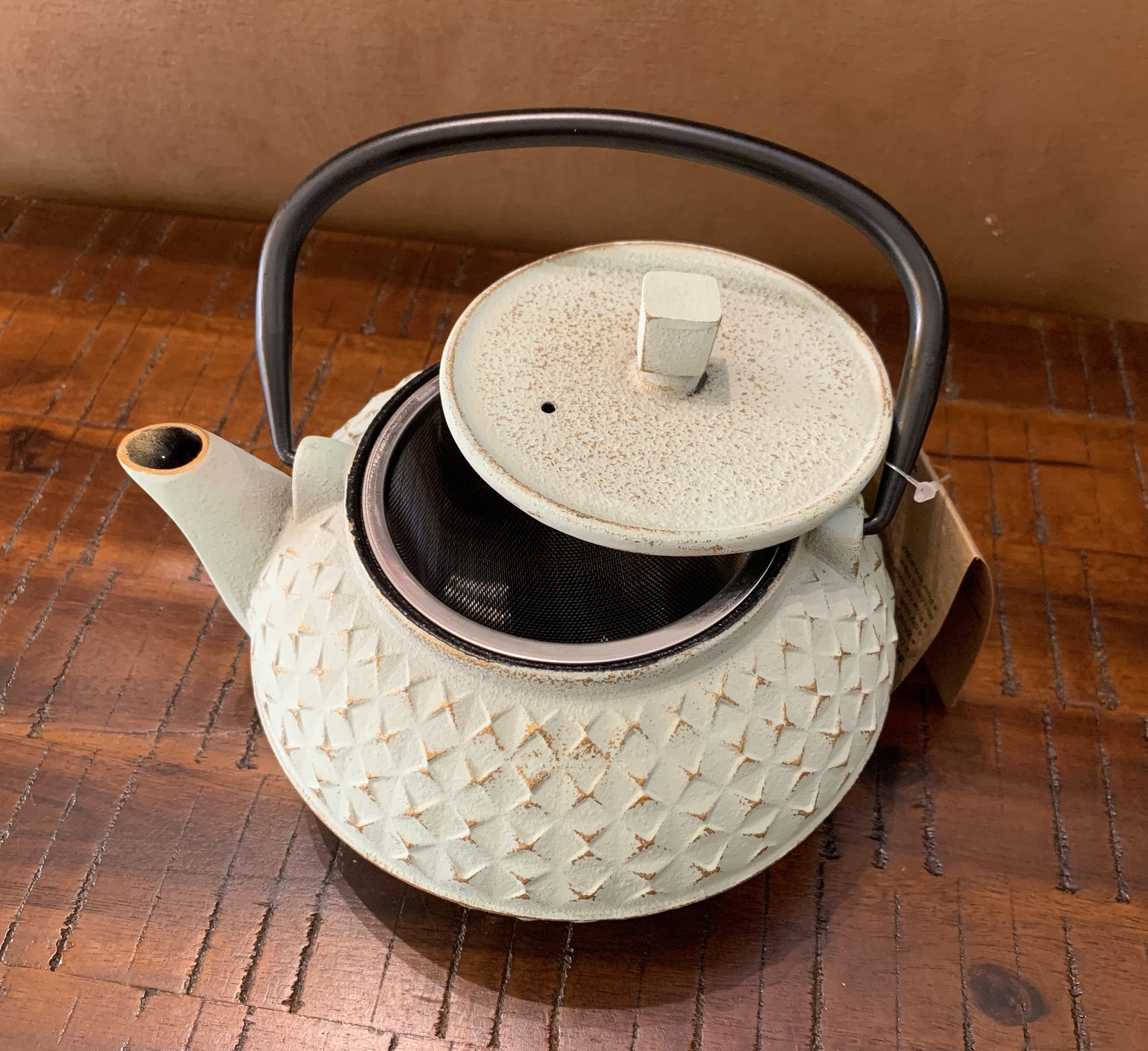 Cast Iron Light Green Tea Pot 32oz New Etsy
