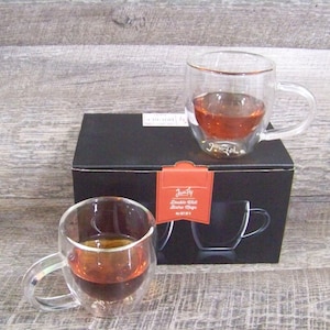 Double Wall Glass Cup 4oz (Set of 2)