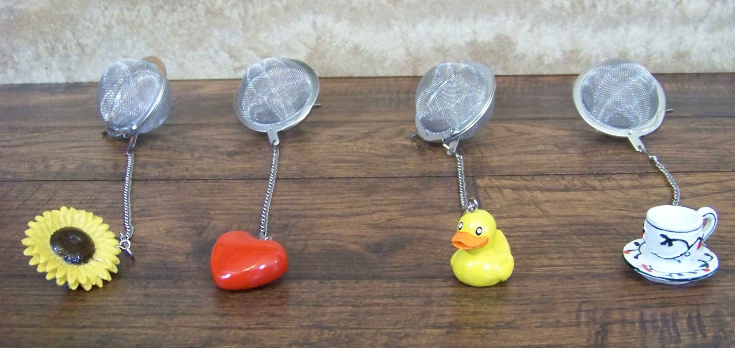 Tea Ball Infuser With Charm Etsy