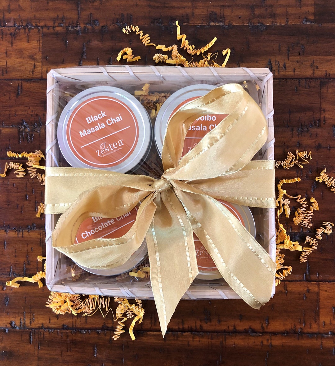 Tea Sampler Gift Basket Variety Tea Types black Tea Etsy