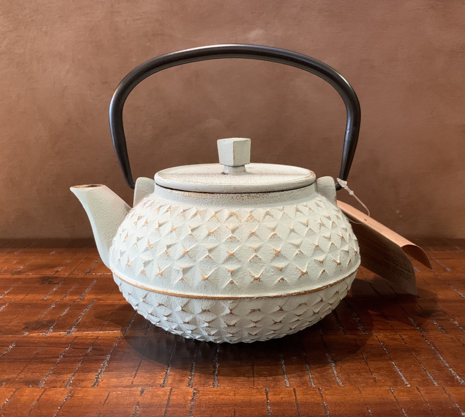 Cast Iron Light Green Tea Pot 32oz New Etsy