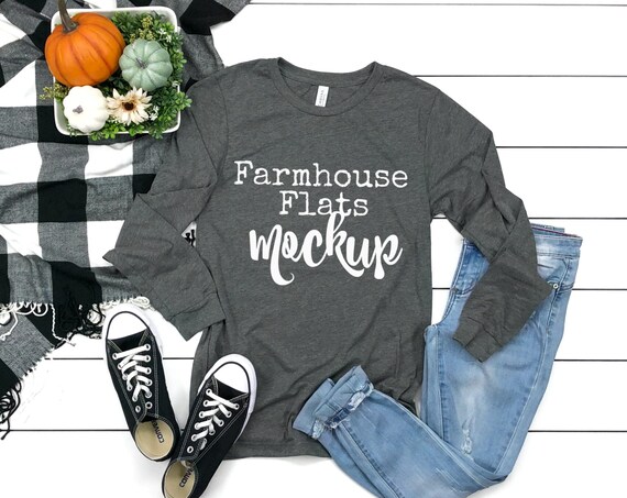 T-Shirt Mockupbella Canvas 3501 Deep Heather Fall T-Shirt Mockupbella Canvas 3501 Deep Heather Fall