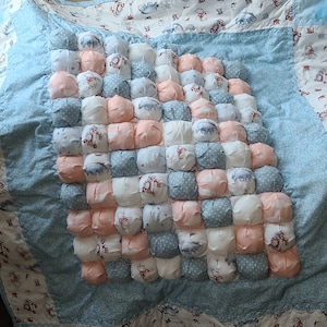 100 Acre Wood Puff Baby Quilt