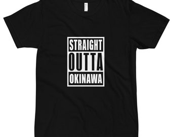 Straight Outta Okinawa adult unisex tee