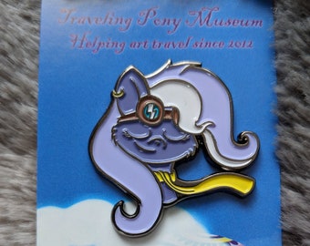 Mascot Aether Naut Head Enamel Pin Traveling Pony Museum Parody