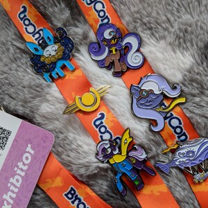 a close up of a lanyard with a tag on it