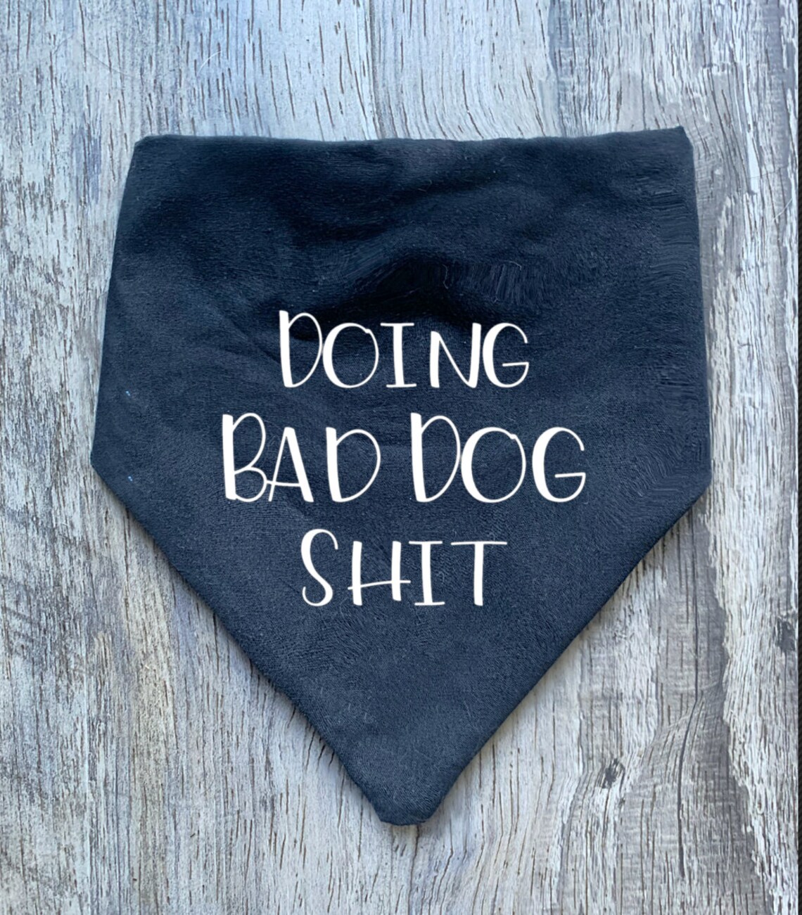 Funny Dog Bandana Puppy Bandana Pet Accessories No Tie Dog Etsy