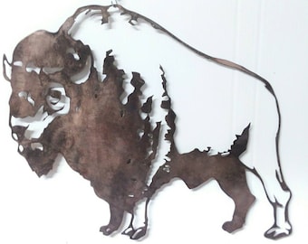 Metal art American Bison