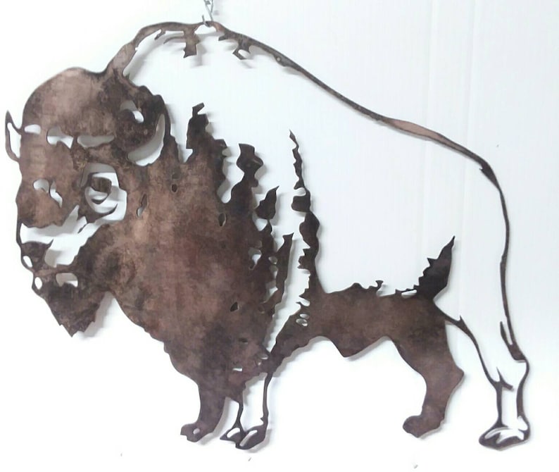 Metal art American Bison image 1