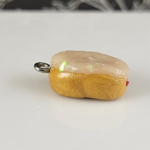 Jelly Filled Doughnut Polymer Clay Charm