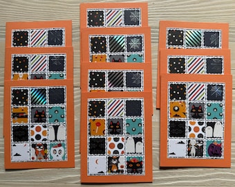 Patchwork Quilt - Halloween #2 note cards/set of 10, blank inside