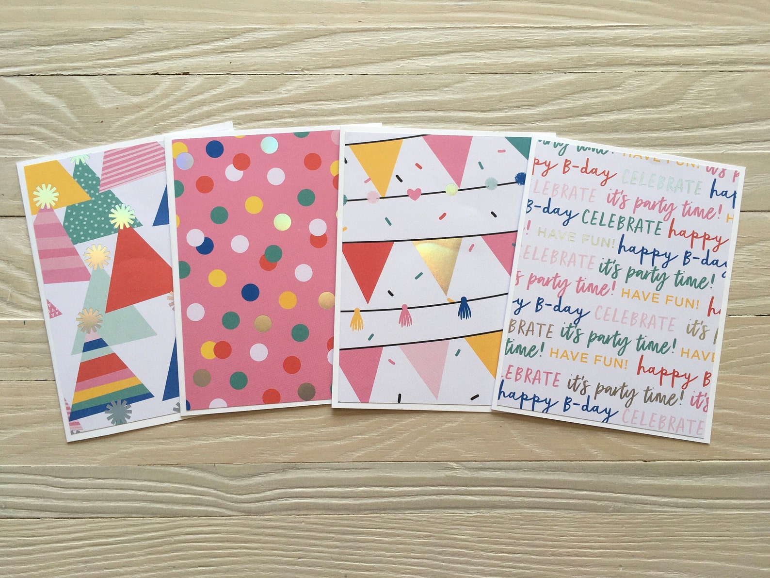 Happy birthday note cards/set of 12 budget EZ blank inside Etsy Nederland