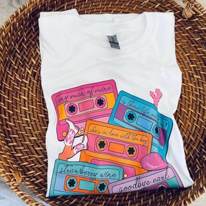 Vintage Cassette Tape Tshirt| American Country Music