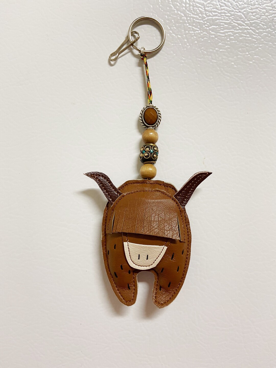 Bison Key Chain Bull Yak Buffalo Ox Bag Charm - Etsy UK