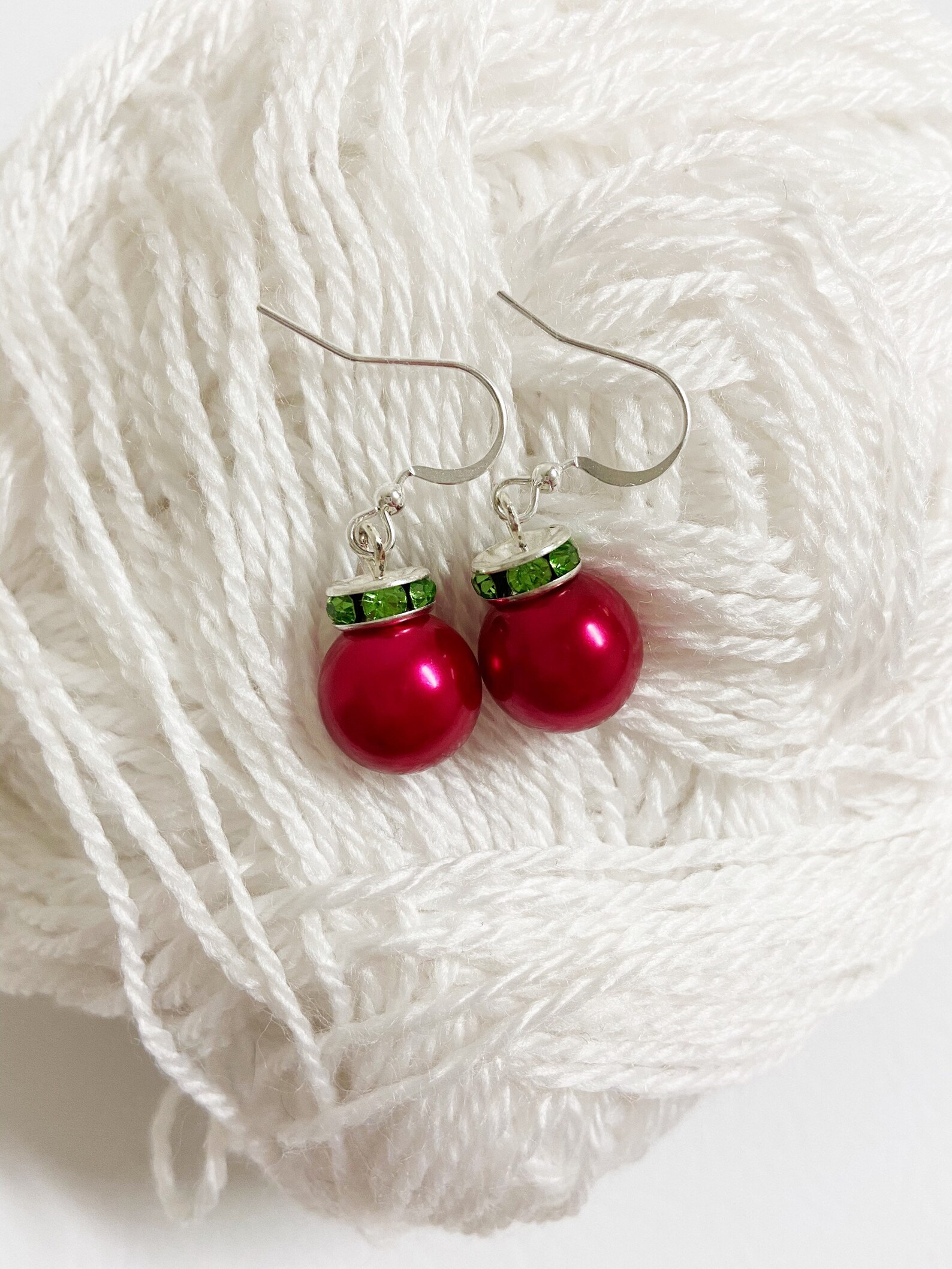 Christmas Earrings Christmas Ornament Earrings Christmas Etsy