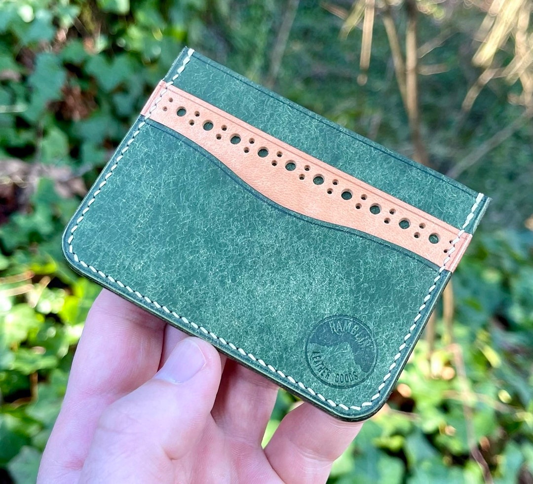 Slim Wallet Card Case Pocket Book Personalized Etsy