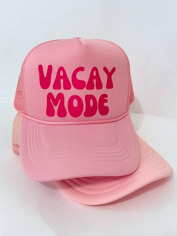 Vacay Mode Trucker Hat Cute Trucker Hats for Women Beach Hat