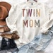 Leopard Twin Mom Sweatshirt, Leopard Twin Mom Hoodie, Twin Mom Sweatshirt, Twin Mom Hoodie, Twin Mom Crewneck, 