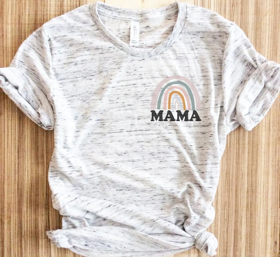 mama rainbow shirt