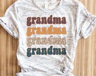 Retro Leopard  Grandma Shirt, Nana Shirt, Mimi Shirt, Retro Grandma Shirt, Retro Nana Shirt, Retro Mimi Shirt, Retro Gigi Shirt,