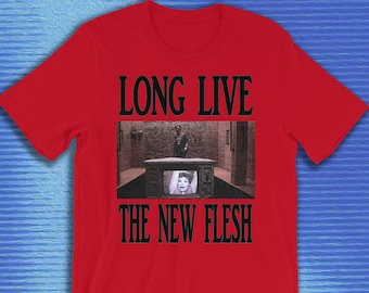 Long Live the New Flesh / Videodrome Sketched Short-Sleeve T-Shirt (Unisex)