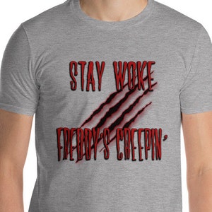 Stay Woke Freddy&#39;s Creepin&#39; / Freddy Krueger Inspired / Nightmare on Elm Street Inspired Short-Sleeve T-Shirt