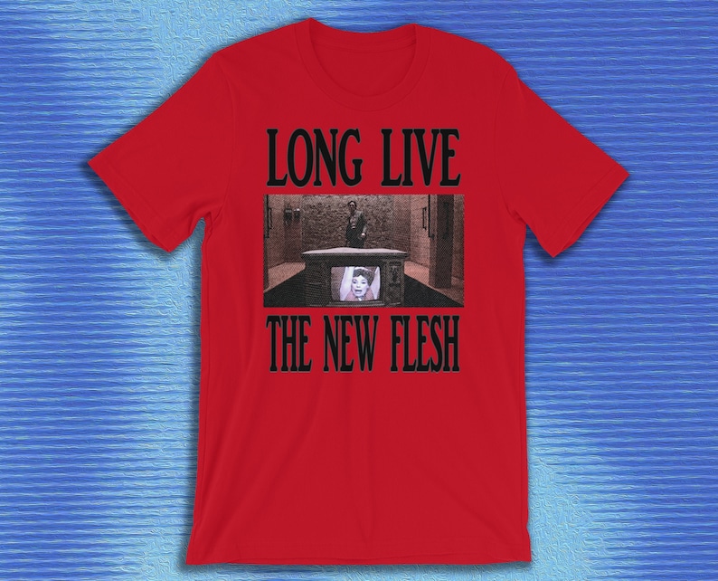 Long Live the New Flesh / Videodrome Sketched Short-Sleeve T-Shirt Unisex image 1