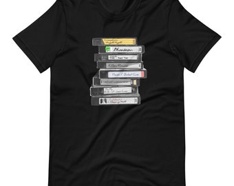 ホラーVHSテープ / 80年代ホラー / ユニセックスTシャツ