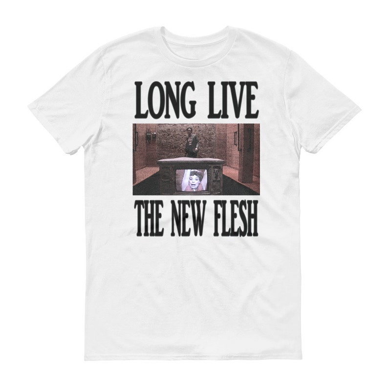 Long Live the New Flesh / Videodrome Sketched Short-Sleeve T-Shirt Unisex image 3