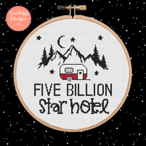 Camper Easy Cross Stitch Pattern - Printable and Pattern Keeper Compatible PDF Files