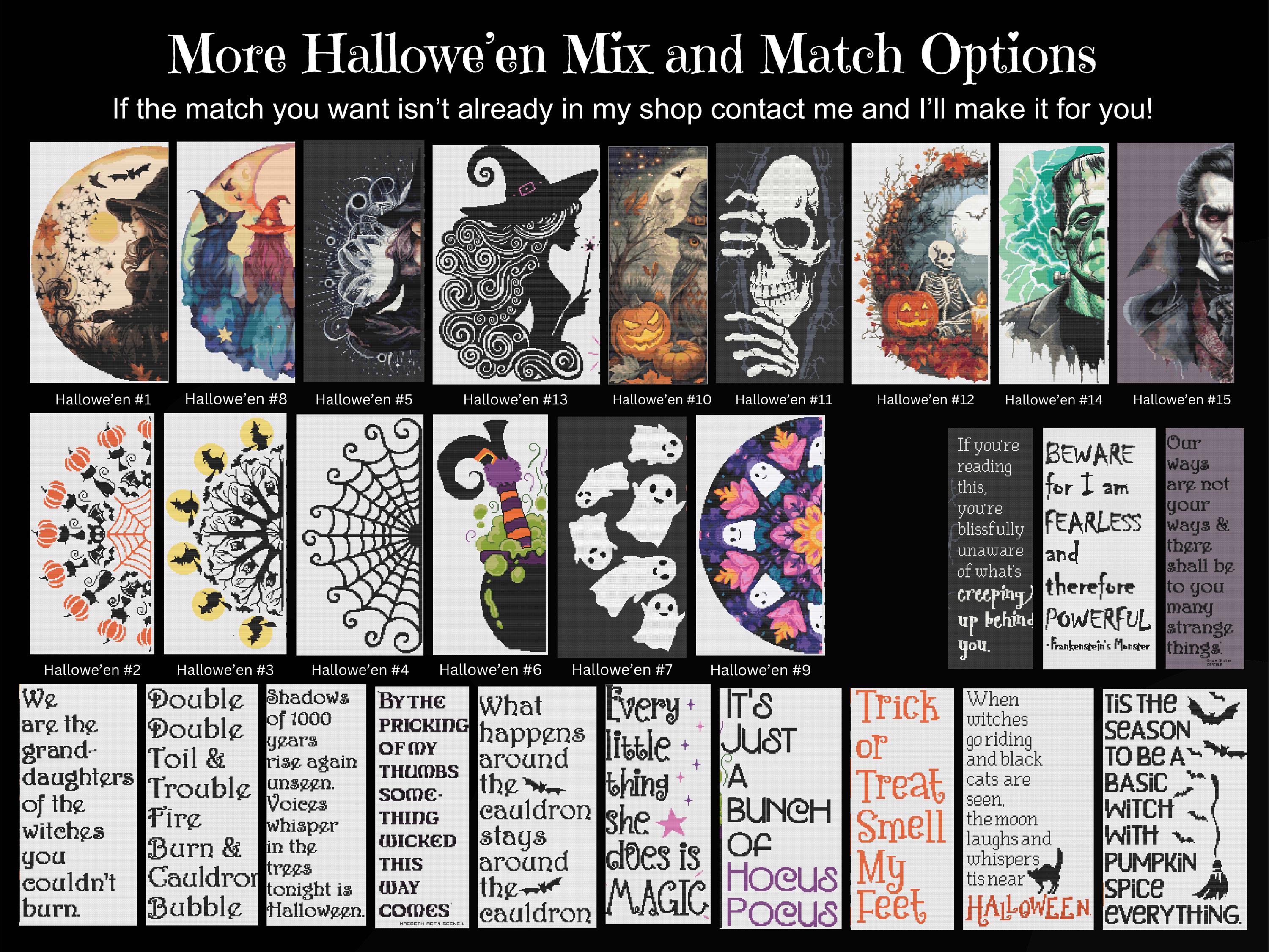 Creepy Skeleton Cross Stitch Pattern - Blissfully Unaware of What's ...