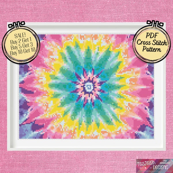 Cross Stitch Tie Etsy