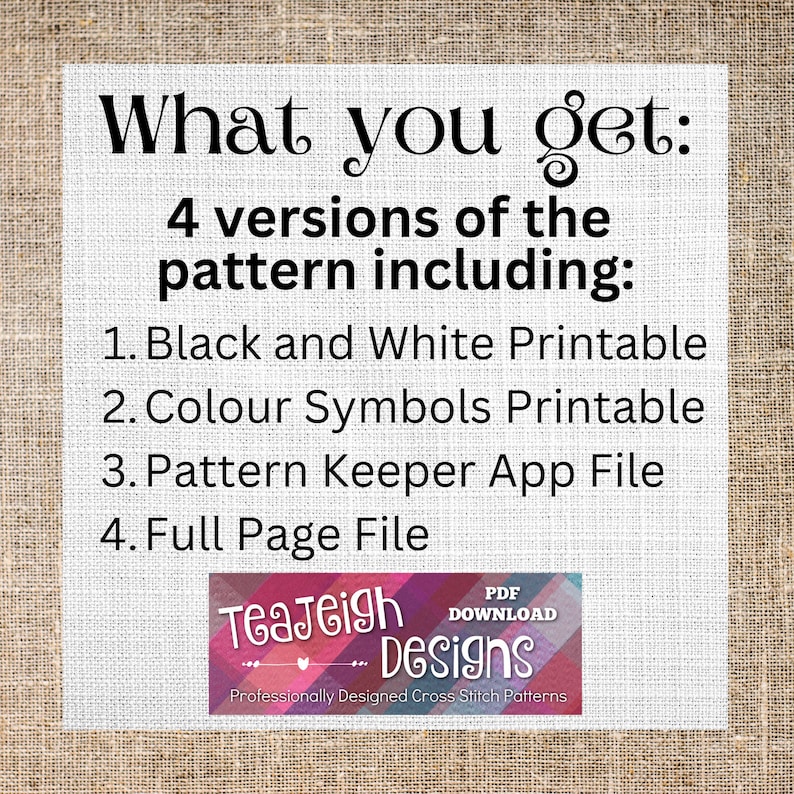 Bundle of Mom Cross Stitch Patterns Printable and Pattern Etsy