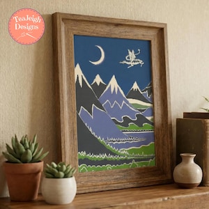 The Hobbit Book Cover Cross Stitch Pattern - Tolkien Original Art -  Printable and Pattern Keeper Compatible PDF Files