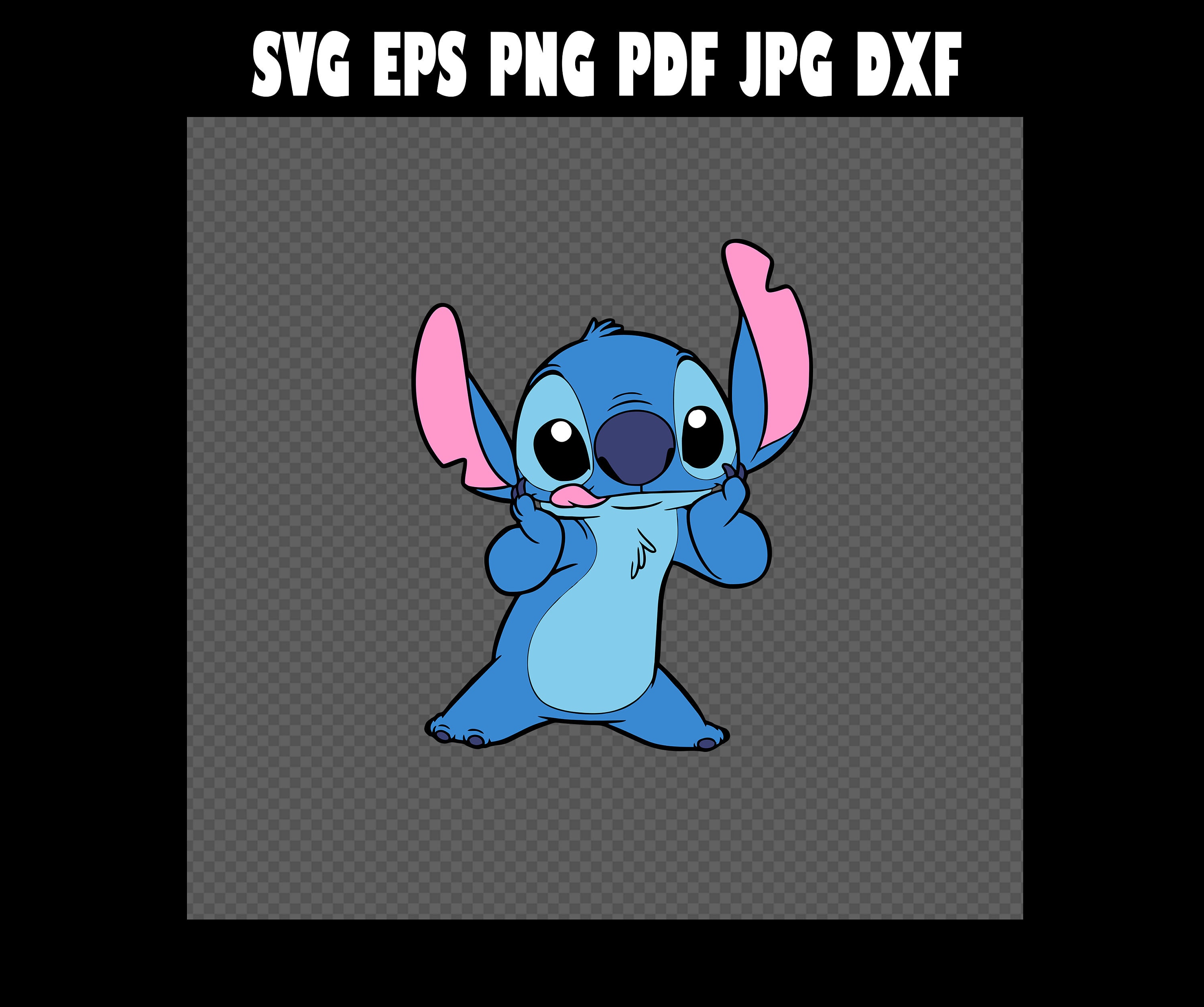 Download Stitch SVG Lilo and Stitch SVG File High Quality Files | Etsy