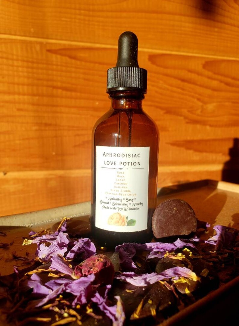 Aphrodisiac Love Potion Herbal Elixir Etsy