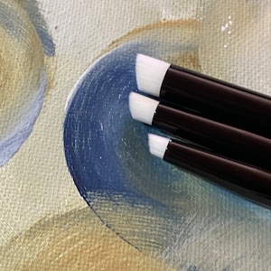 Stencil Brushes, abgewinkelt oder gerade, 3er-Set