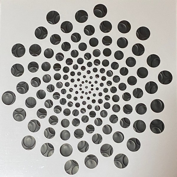 6" Dot Spiral Reusable Stencil