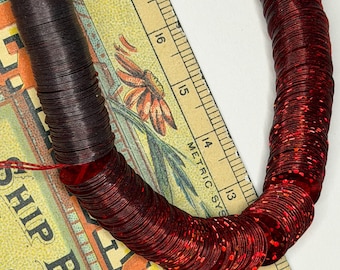 Holographic Sequin Red,  11mm