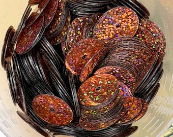 Holographic Sequin Copper, 11mm