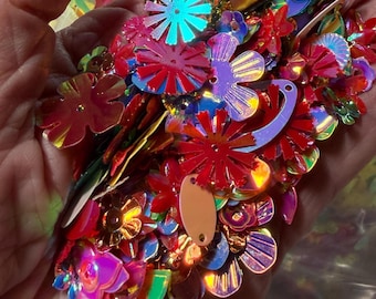 Shiny Collection Sequin Shapes, sizes 7-28mm~ 10 grams