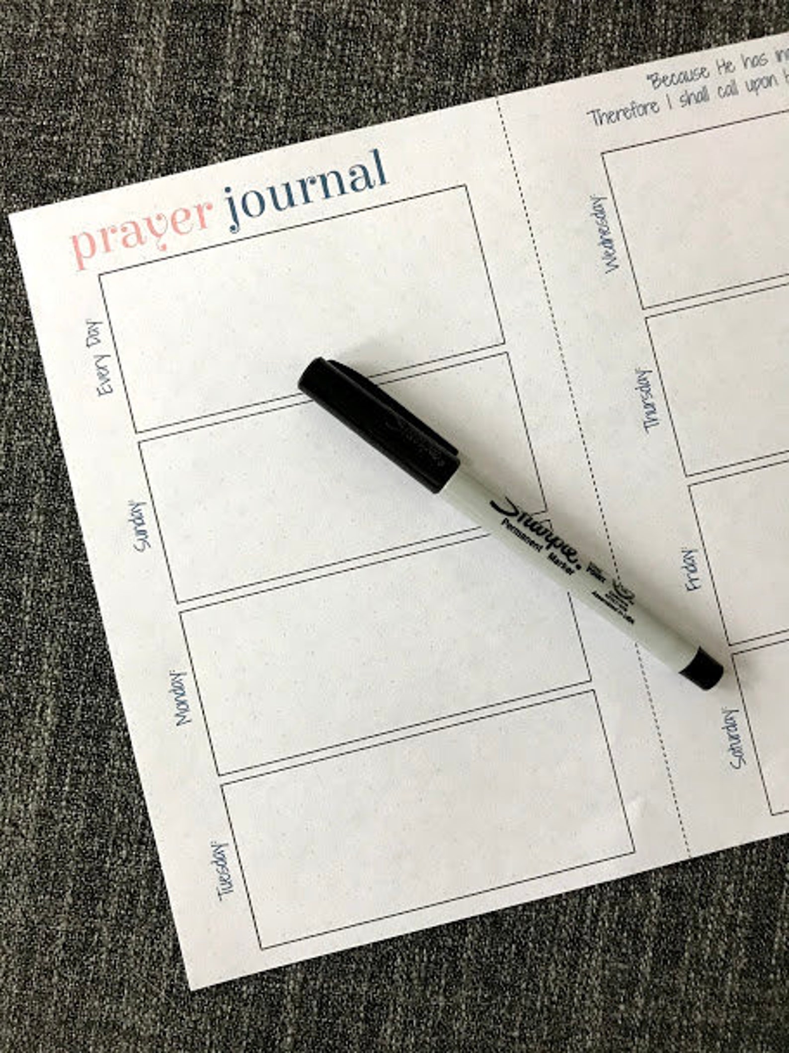 5-Page Bible Study Bullet Journal Bundle Printable Color and | Etsy
