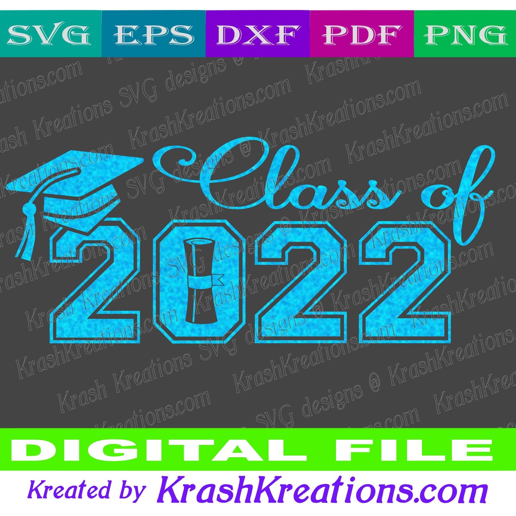 Class of 2022 SVG file 3 Class of 2022 DIY shirt design 3 | Etsy