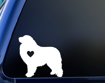 Great Pyrenees Heart Decal, Pyrenees Sticker, Great Pyrenees Car Decal, Phone Case Decal, Laptop Decal, Tumbler Decal, Great Pyrenees Gift