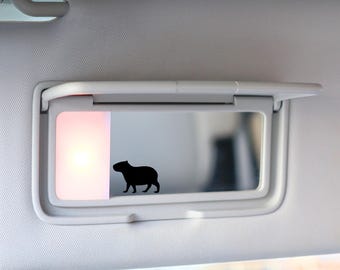Tiny Capybara Decal, Easter Egg Decal, Hidden Decal, Small Capybara Sticker, Mini Capybara Decal, Rearview Mirror Decal, Laptop Decal