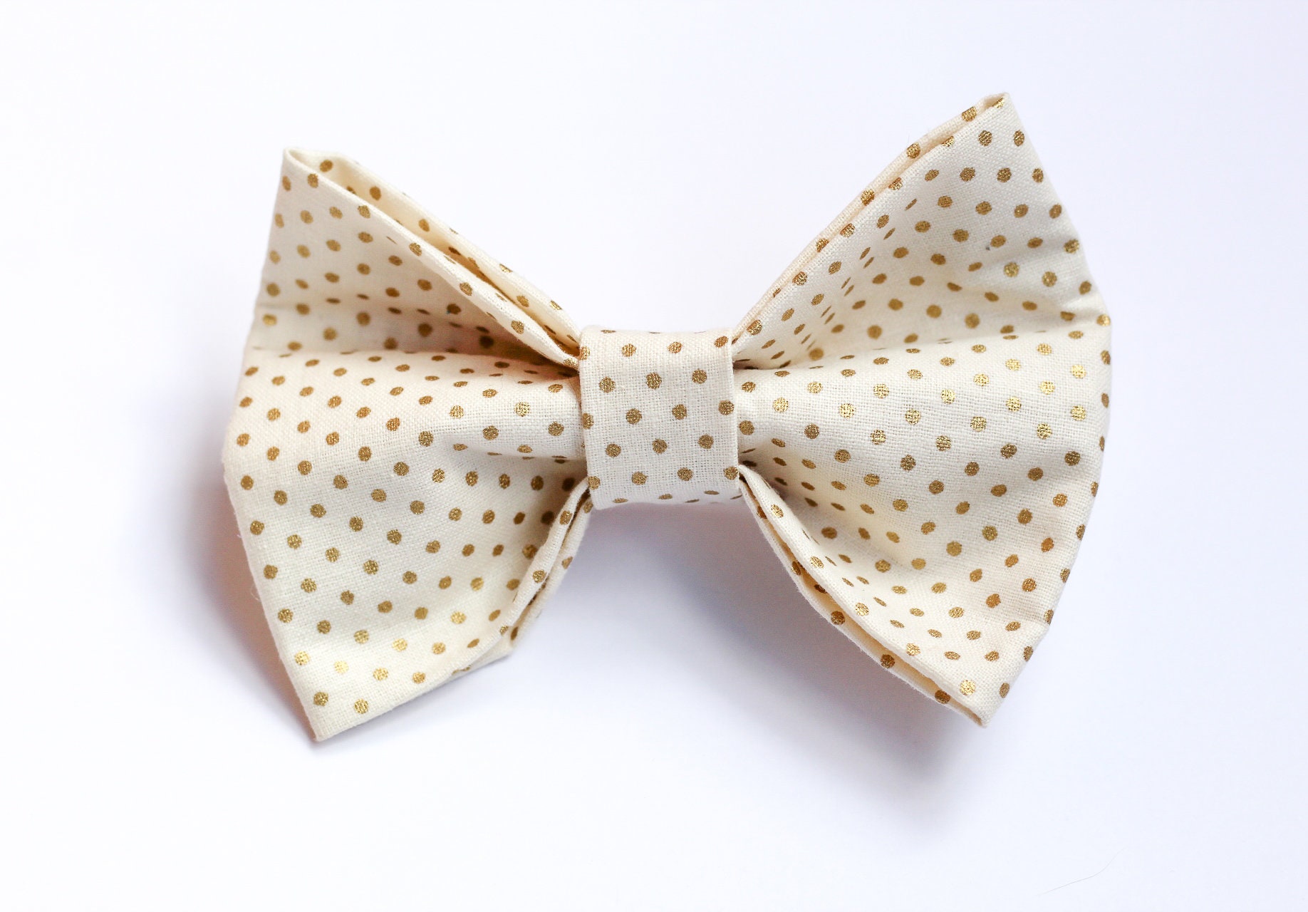 Gold Polka Dot Bow Tie Polka Dot Dog Bow Tie Polka Dot Cat Etsy México